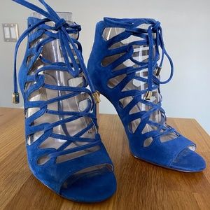 Royal blue heels